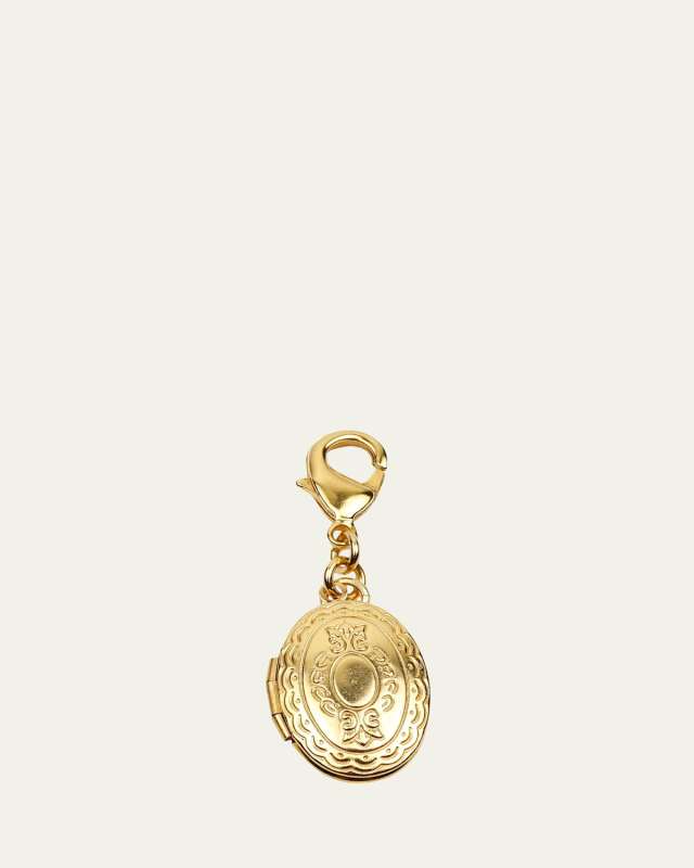Engraved Chain Locket Charm